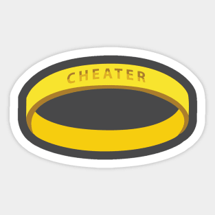 Cheater Sticker